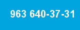 963 640-37-31